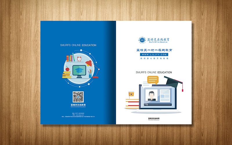在線教育企業(yè)畫冊設(shè)計(jì)-在線教育機(jī)構(gòu)宣傳冊制作圖片1